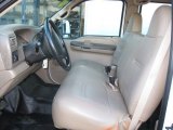 2001 Ford F450 Super Duty XL Crew Cab Stake Truck Medium Parchment Interior