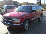 2000 Majestic Red Metallic Chevrolet Blazer LS 4x4 #54964128