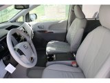2012 Toyota Sienna XLE AWD Light Gray Interior