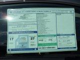 2012 Hyundai Genesis Coupe 3.8 Grand Touring Window Sticker