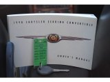 1998 Chrysler Sebring JXi Convertible Books/Manuals