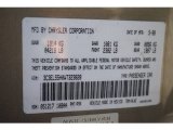 1998 Sebring Color Code for Bright Platinum Metallic - Color Code: PS4