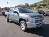 2012 Blue Granite Metallic Chevrolet Silverado 1500 LT Crew Cab 4x4 #55019559
