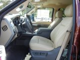 2012 Ford F250 Super Duty Lariat Crew Cab 4x4 Adobe Interior