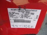 2005 F350 Super Duty Color Code for Red - Color Code: F1