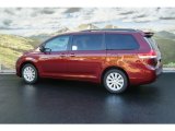 Salsa Red Pearl Toyota Sienna in 2012