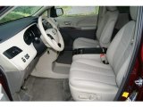 2012 Toyota Sienna XLE AWD Light Gray Interior