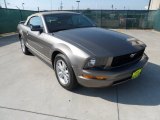 2005 Mineral Grey Metallic Ford Mustang V6 Deluxe Convertible #55019096