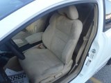 2007 Honda Civic LX Coupe Ivory Interior