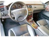 2001 Mercedes-Benz E 320 4Matic Sedan Charcoal Interior