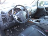 2008 Nissan Titan LE Crew Cab 4x4 Charcoal Interior