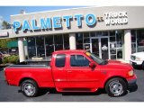 Bright Red Ford F150 in 2000