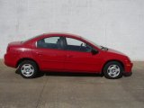 Flame Red Dodge Neon in 2002