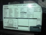 2012 GMC Sierra 3500HD SLE Crew Cab 4x4 Window Sticker