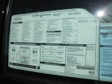2012 GMC Sierra 1500 SLE Crew Cab 4x4 Window Sticker