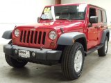 2008 Flame Red Jeep Wrangler Unlimited X 4x4 #55101771
