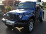 2010 Surf Blue Pearl Jeep Wrangler Sahara 4x4 #55101741