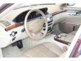 2008 Mercedes-Benz S 550 Sedan Cashmere/Savanna Interior