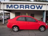 Victory Red Chevrolet Aveo in 2006