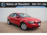 2007 Passion Red Volvo S40 2.4i #55138745