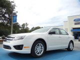 2012 White Suede Ford Fusion S #55138104