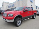 2005 Bright Red Ford F150 XLT SuperCrew 4x4 #55138205