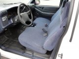 1997 Chevrolet S10 Regular Cab Blue Interior