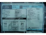 2011 Ford F150 King Ranch SuperCrew 4x4 Window Sticker