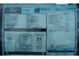2011 Ford F150 Platinum SuperCrew 4x4 Window Sticker