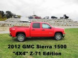 2012 Fire Red GMC Sierra 1500 SLE Crew Cab 4x4 #55189273