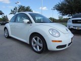 2008 Volkswagen New Beetle Triple White Coupe Front 3/4 View