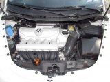 2008 Volkswagen New Beetle Triple White Coupe 2.5L DOHC 20V 5 Cylinder Engine