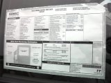 2012 GMC Sierra 2500HD Crew Cab 4x4 Window Sticker