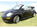 2008 Black Volkswagen New Beetle S Convertible #55189035