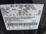2007 F150 Color Code for Dark Blue Pearl Metallic - Color Code: DX