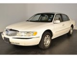 2002 White Pearescent Tri-Coat Lincoln Continental  #55189195