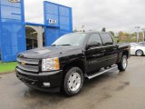 2012 Black Chevrolet Silverado 1500 LT Crew Cab 4x4 #55188730