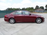 Cabernet Red Pearl Hyundai Genesis in 2012