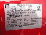 2012 GMC Sierra 1500 SLE Extended Cab 4x4 Info Tag