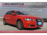 2008 Audi A3 Misano Red Pearl Effect