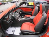 2012 Chevrolet Camaro LT Convertible Inferno Orange/Black Interior