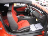 2012 Chevrolet Camaro LT Convertible Inferno Orange/Black Interior
