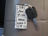 1999 Ford F150 Regular Cab Keys