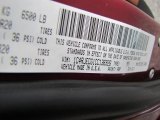 2012 Grand Cherokee Color Code for Deep Cherry Red Crystal Pearl - Color Code: PRP