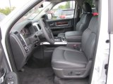 2012 Dodge Ram 1500 Laramie Crew Cab Dark Slate Gray/Medium Graystone Interior