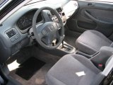 1998 Honda Civic LX Sedan Gray Interior