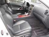 2008 Lexus IS 250 AWD Black Interior