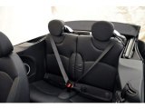 2011 Mini Cooper S Convertible Punch Carbon Black Leather Interior