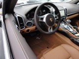 2012 Porsche Cayenne Turbo Natural Espresso/Cognac Interior