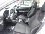 2010 Subaru Impreza WRX Sedan Carbon Black Interior